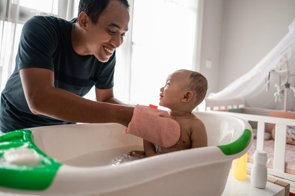 Making Bath Time with Baby Easier