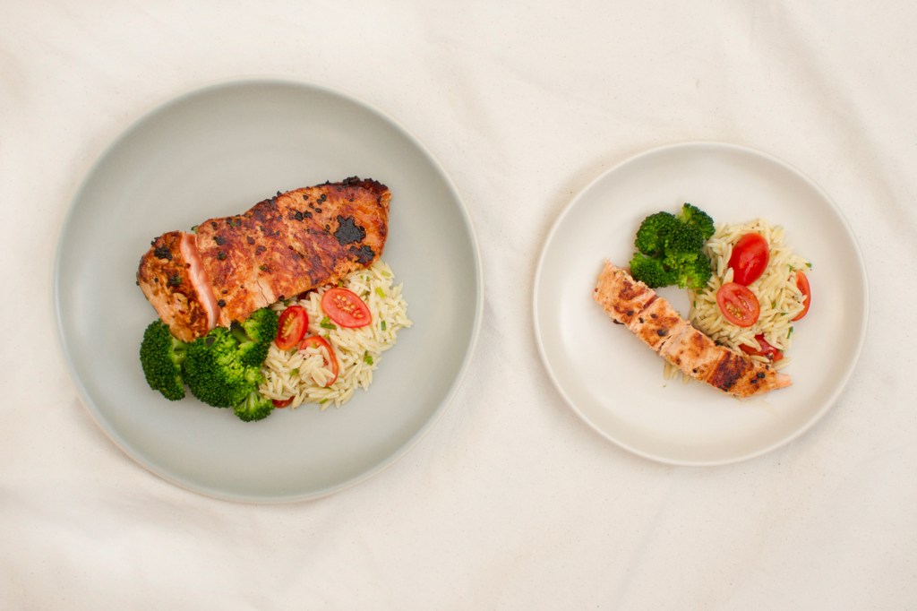 Salmon, Orzo, and Broccoli Dinner Recipe