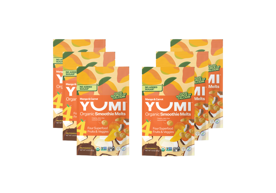 YUMI Organic Smoothie Melts - Mango & Carrot