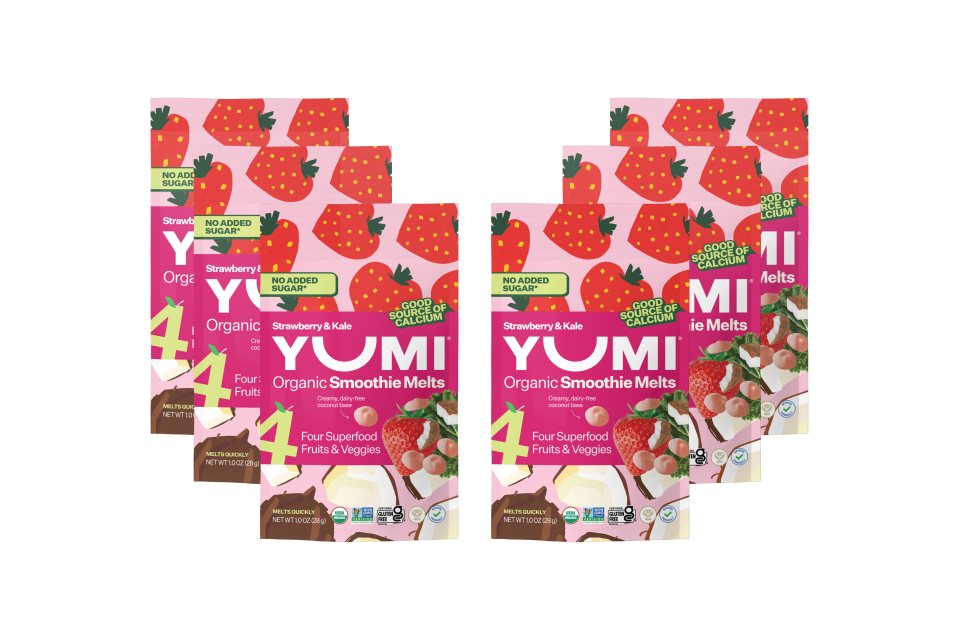 YUMI Organic Smoothie Melts - Strawberry & Kale