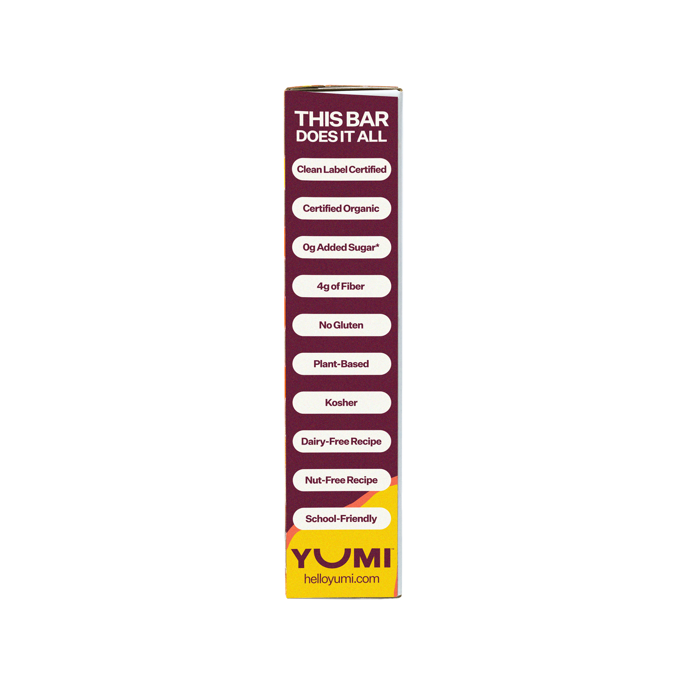 YUMI Organic Bar - Apple Cinnamon & Squash - 30 Count - Image 6