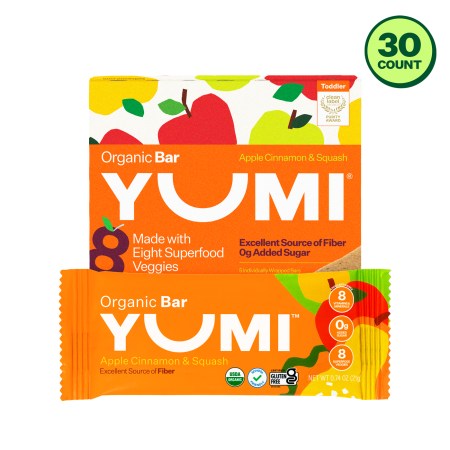 YUMI Organic Bar - Apple Cinnamon & Squash - 30 Count