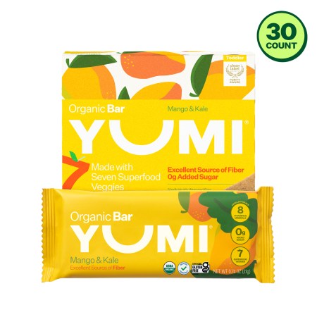 YUMI Organic Bar Bundle - Mango & Kale - 30 Count