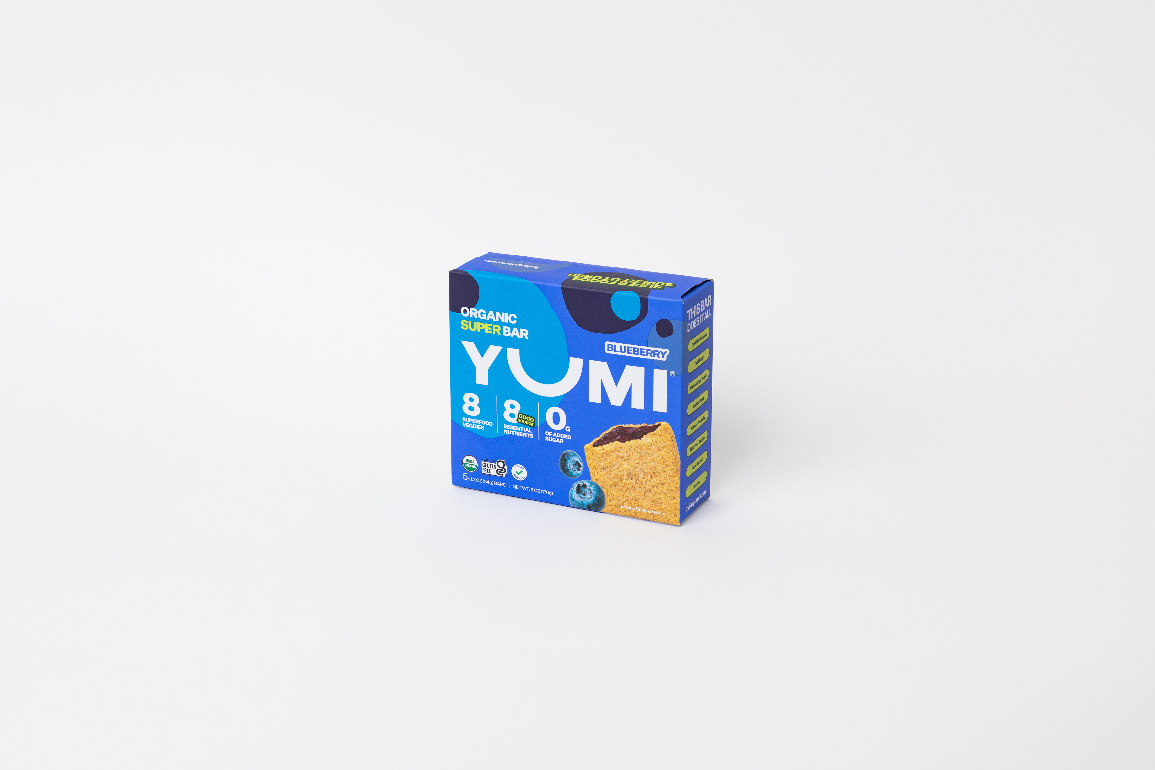 YUMI Super Breakfast Bar Bundle - Blueberry - 30 Count - Image 2