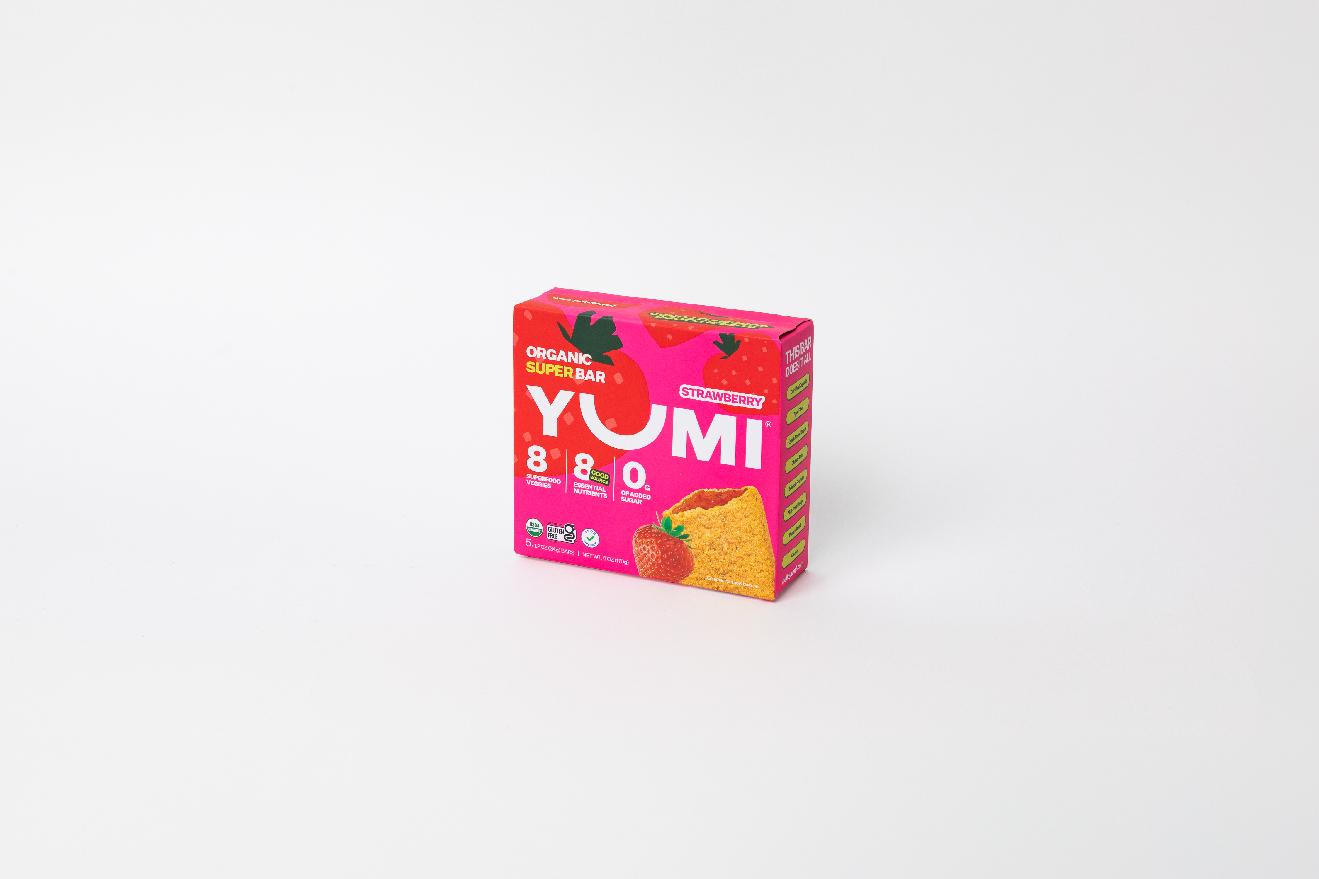 YUMI Super Breakfast Bar Bundle - Strawberry - 30 Count - Image 2