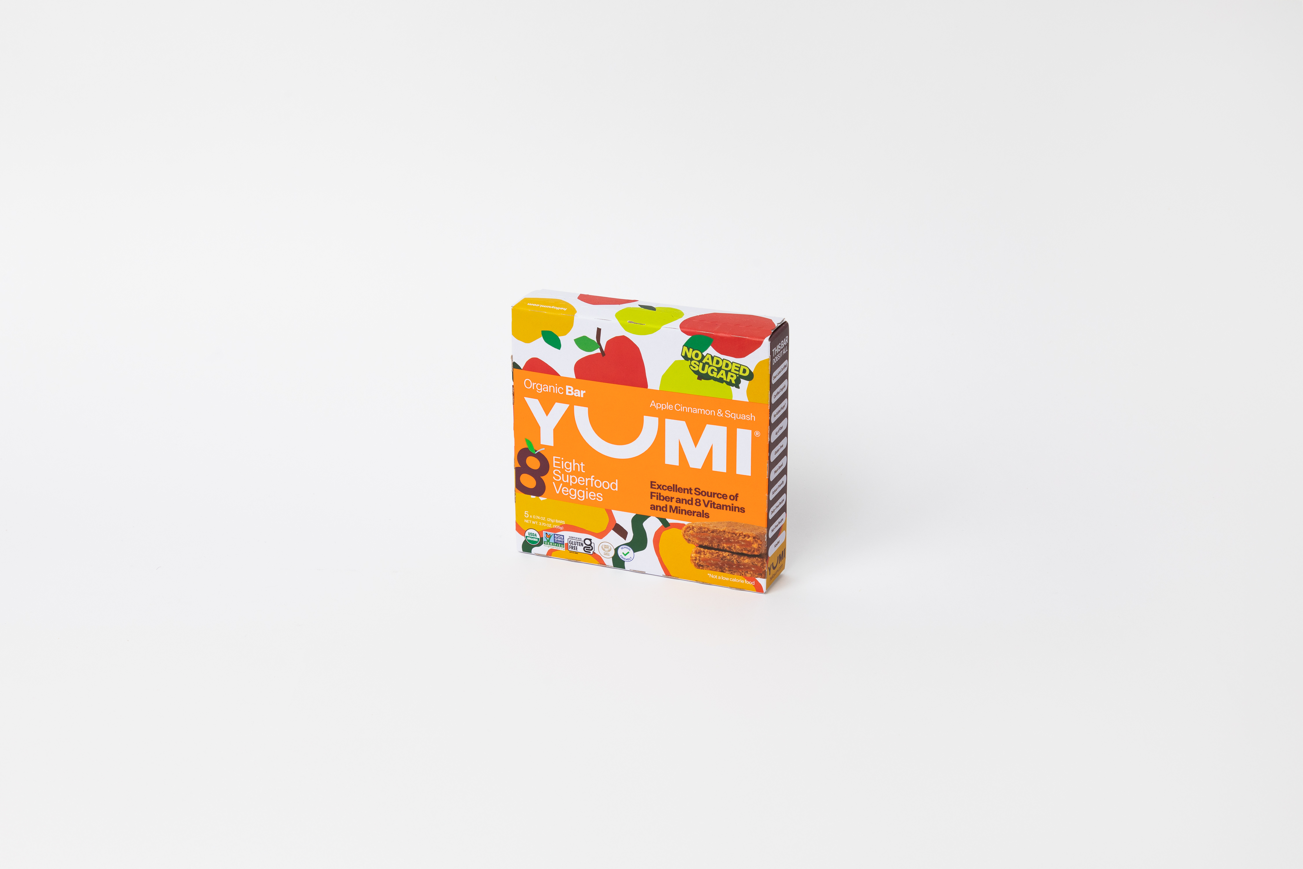 YUMI Organic Bar - Apple Cinnamon & Squash - 30 Count - Image 3