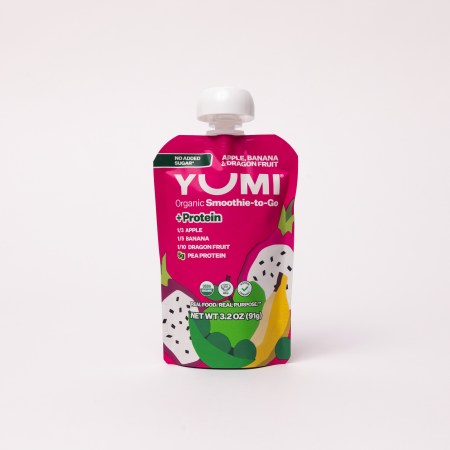 Smoothie-to-go: Apple, Banana & Dragonfruit with Protein