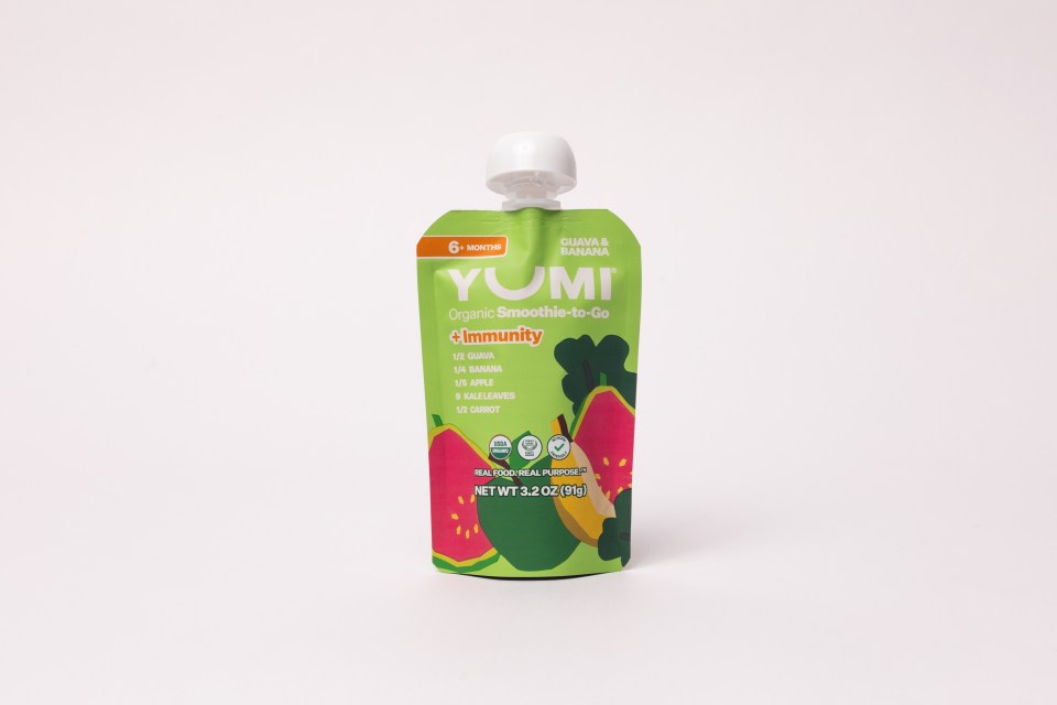Smoothie-to-go: Guava, Banana, Apple with Vitamin C + D