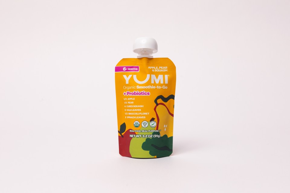 Smoothie-to-go: Apple, Pear & Squash with Probiotics