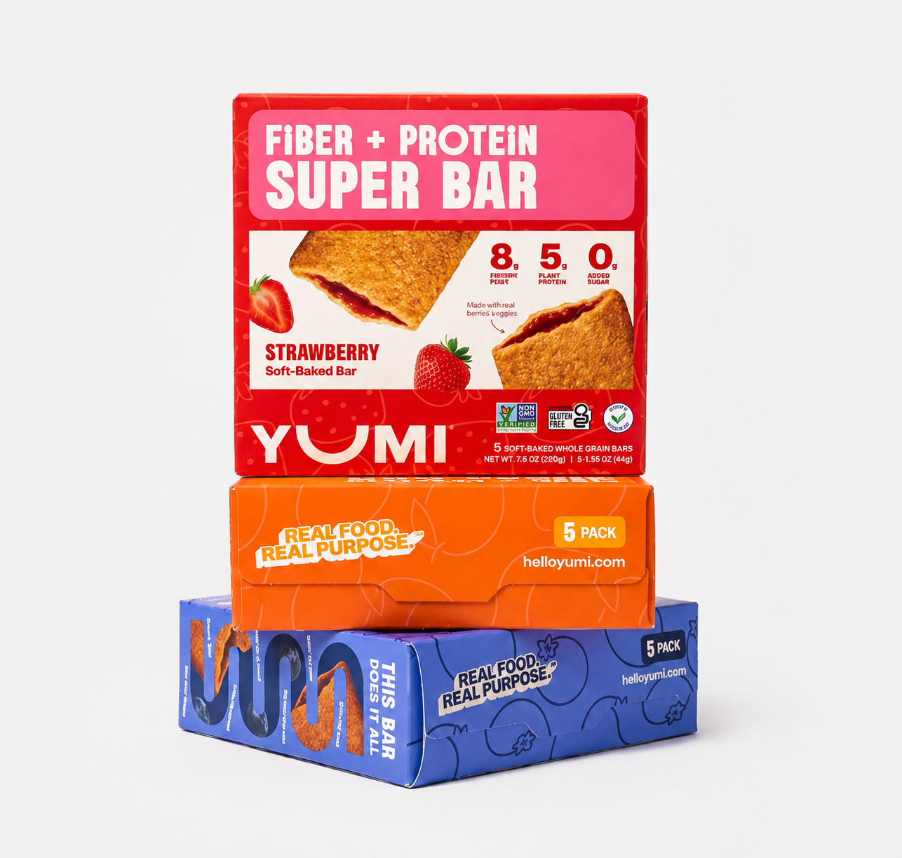 YUMI Fiber + Protein Super Bars
